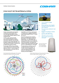 Cobham Antenna Systems - COFDM Mini Multi Sector Antenna